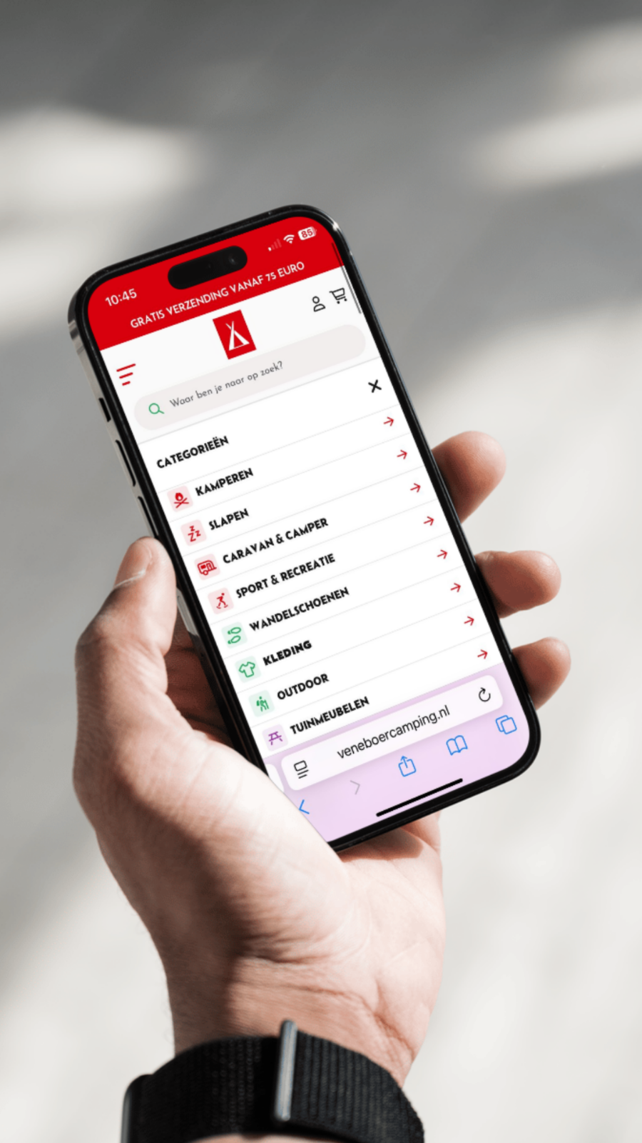 Mobielvriendelijke website 